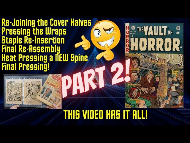 This video has it all! Restoring a 70 year-old classic pre-code horror comic! Watch This! Chapter 2