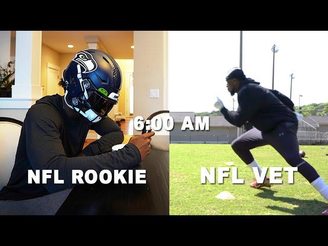 Day In The Life: NFL Rookie Vs NFL Vet