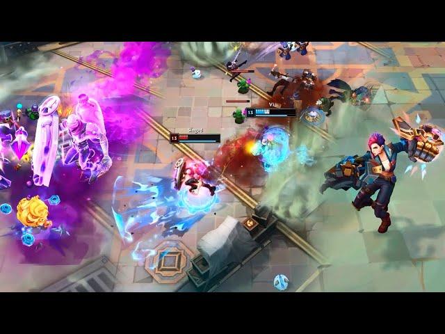 Arcane SKINS Pre-Showcase - Brawler Vi Legendary & Singed - League of Legends