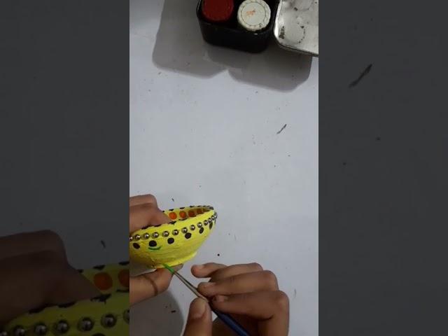 easy and beautiful Diya design 