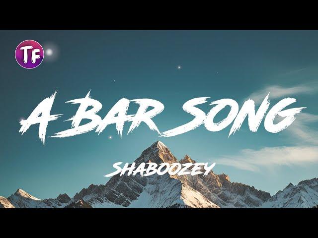 Shaboozey - A Bar Song (Lyrics/Letra)