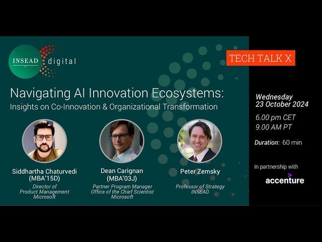 Navigating AI Innovation Ecosystems: Insights on Co-Innovation & Organizational Transformation