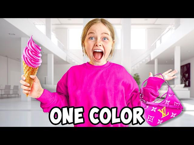 I Bought Everything In ONE COLOR for my Sister!