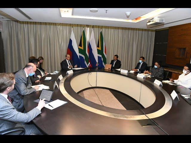 Courtesy Call by Deputy Minister of Foreign Affairs Mikhail Bogdanov on Deputy Minister Alvin Botes.