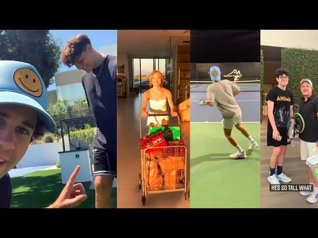 DAVID DOBRIK PLAY TENNIS FT NOAH BECK | MUST WATCH 