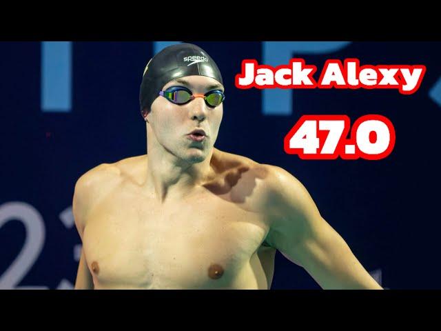 JACK ALEXY 47.0 100 free (in prelims)