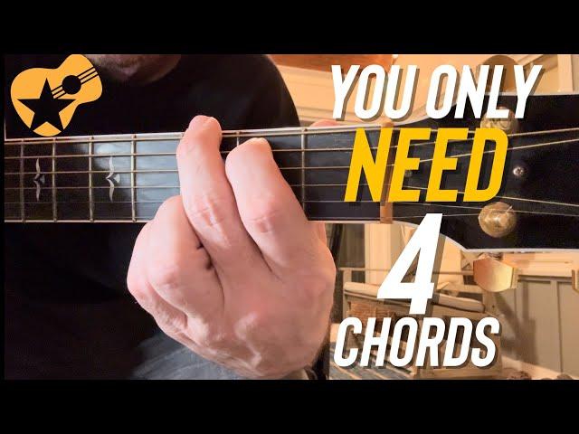 First 4 Chords You MUST Learn!