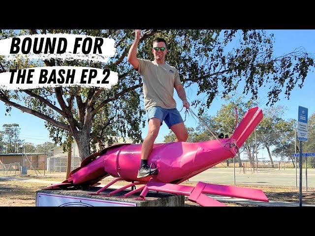 RIDE THE GIANT PINK YABBIE️ BOUND FOR THE BASH EP 2. 9 days to get to the Big Red Bash.