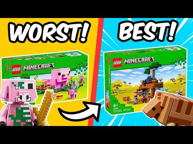 The BEST LEGO Minecraft Sets from 2025...