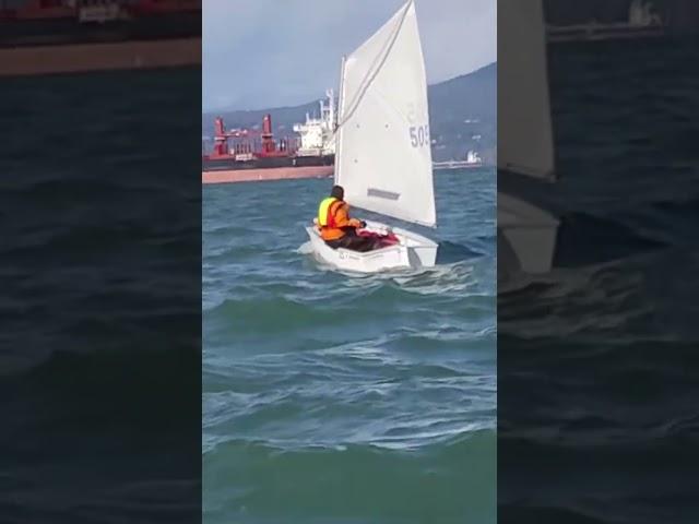 sailing in regatta                        #sea #sailing #regatta #windy