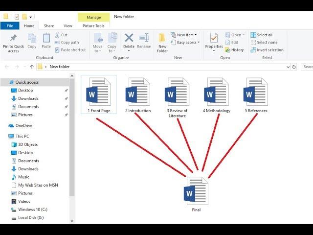 How to Merge MS Word Files Into One Document (Easy)