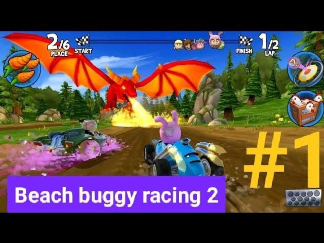Beach buggy racing 2 gameplay #1, bbr2 android offline game walkthrough 2021,  mobile kart racer