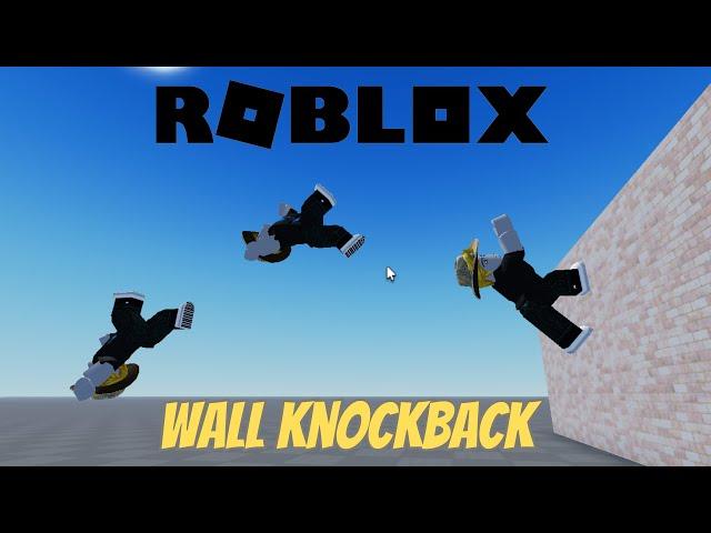 How to Add Knockback to Walls for Players