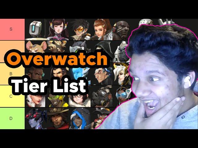 Overwatch Hero Difficulty Tier List