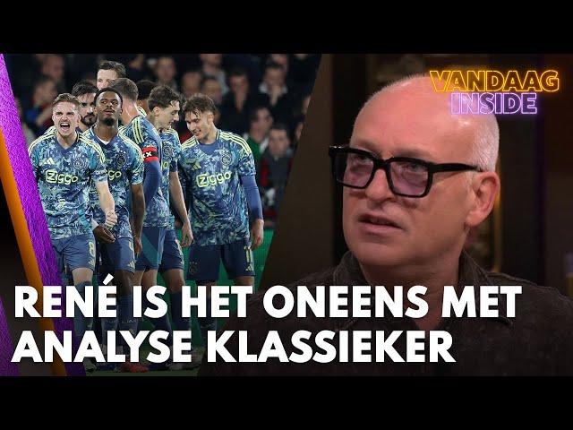 René kan zich niet vinden in ESPN-analyse Feyenoord - Ajax: ‘Gelul, pleur toch op’  | VANDAAG INSIDE