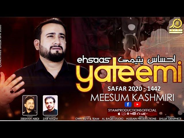 Bibi Sakina s.a Noha | Meesum Kashmiri | EHSAAS E YATEEMI | Moharram Noha 1442H | 2020-2021