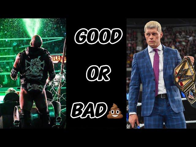 The GOOD and BAD of Triple H’s Booking