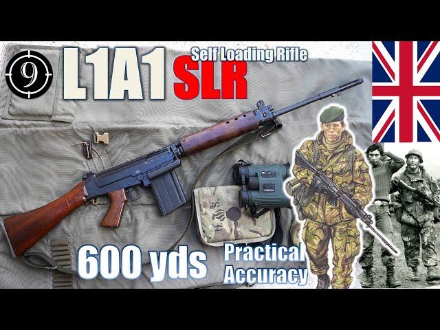 L1A1  SLR [British FN FAL - Iron Sights] to 600yds (Feat. Bloke on the Range) Practical Accuracy