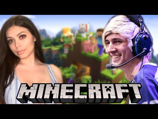 FIRST TIME MINECRAFT WITH XQC!