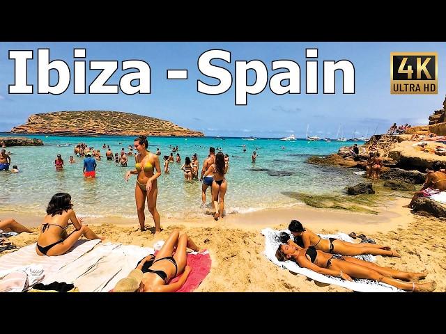 Ibiza, Spain - 4K Walking Video - Top 5 Beaches and Swimming Spots