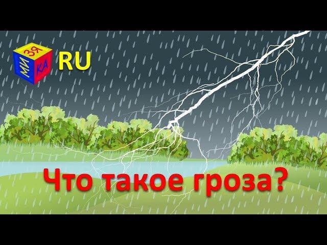 Почемучка: Что такое гроза? Обучающий мультфильм для детей