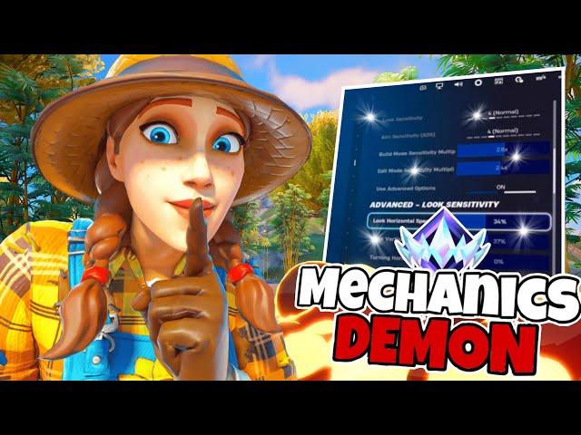 MECHANICS DEMON! + *NEW* BEST SECRET CONTROLLER SETTINGS For Fortnite Chapter 6 (PS4/PS5/XBOX/PC)