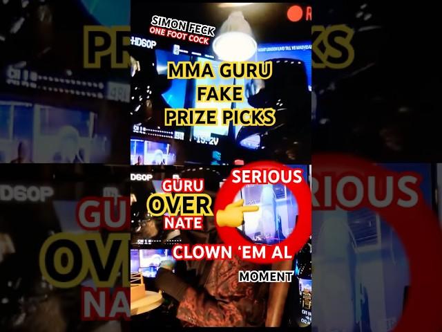 MMA GURU fake Prize Picks SERIOUS Clown ‘Em Al moment vs UFC Nate Diaz