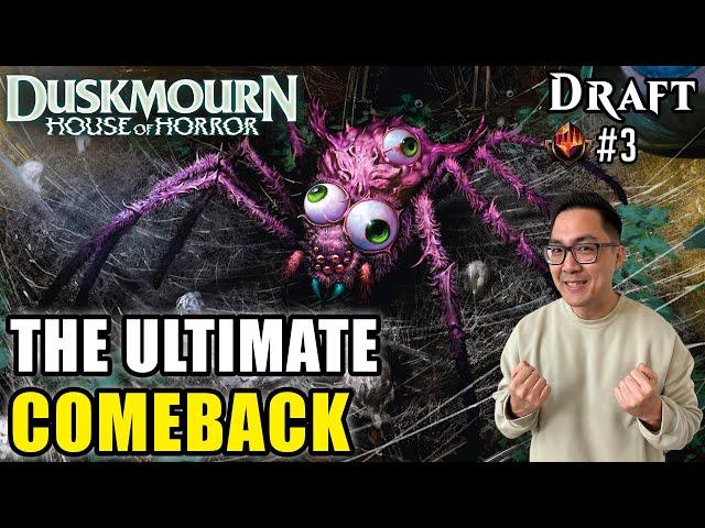 The Most Entertaining Draft Ever | Duskmourn Draft | Mythic Rank 3 | MTG Arena