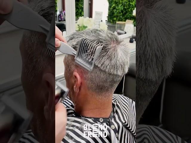 This comb lets you cut hair like a pro barber! #barber #haircut #fade #shortvideo #hairtutorial