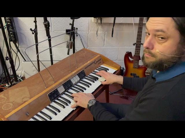 Weltmeister Claviset 200 Demonstration Electric Piano and Harpsichord Hybrid