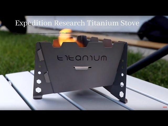 -Expedition Research- Titanium Solid Fuel Stove Setup and Test