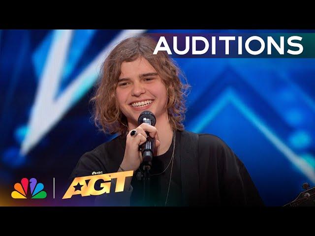 Oscar Stembridge Performs Inspiring Original, "What If" | Auditions | AGT 2024