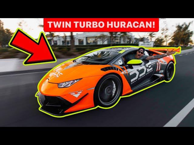 TWIN TURBO LAMBORGHINI HURACAN  COMING BACK TO DDE …