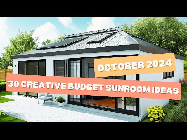 30 Creative Budget Sunroom Ideas for October 2024 | Affordable & Factory Direct Sunrooms