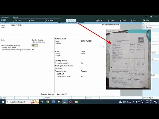 #How to create CGST, SGST, IGST Ledger #Tally Prime in Hindi #Ledger creation.