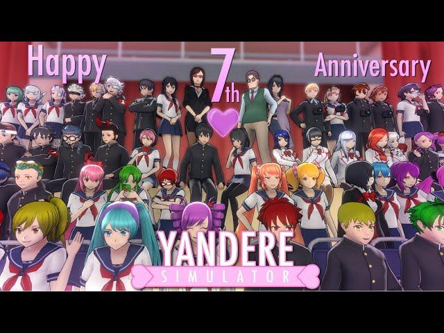 Full School Pose (7th Anniversary Photo) - Yandere Simulator