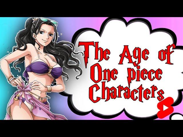 The Age of One Piece Characters | Otaku Shorts