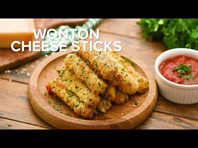 Wonton Cheese Sticks