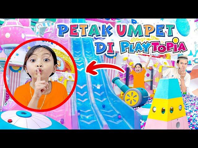 LEIKA MAIN PETAK UMPET DI PLAYGORUND PLAYTOPIA  TOMPEL BINGUNG CARI LEIKA YANG SEMBUNYI