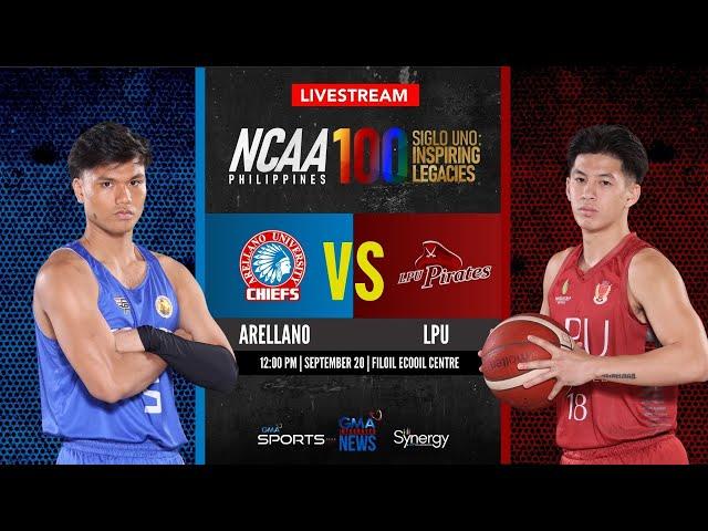 Arellano vs LPU (Men’s Basketball) | NCAA Season 100