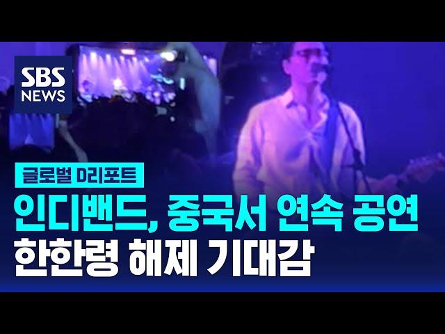 인디밴드, 중국서 연속 공연…한한령 해제 기대감 / SBS / #D리포트