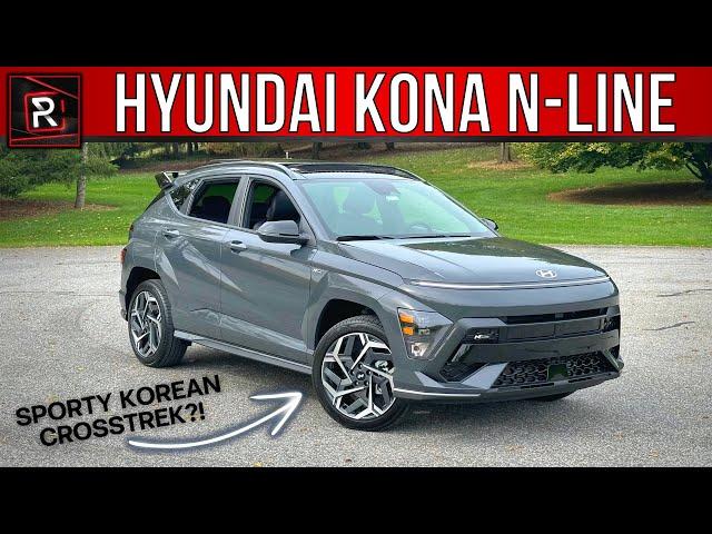 The 2024 Hyundai Kona N-Line HTRAC Is A Sporty Take On A Crosstrek Fighting SUV