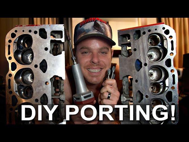 DIY Head Porting Small Block Chevy Vortec 062 Part 1 of 3