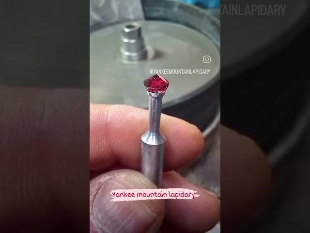 Yankee mountain lapidary.  faceted gems available. #gems #faceting machine #gemstone #garnets