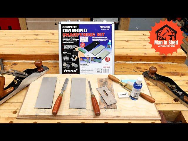 Trend Complete Diamond Sharpening kit Review. Hand Tool Sharpening  + Giveaway!!