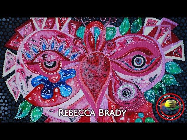 Art tips with Free Acrylic Art Lessons with Rebecca Brady on Colour In Your Life