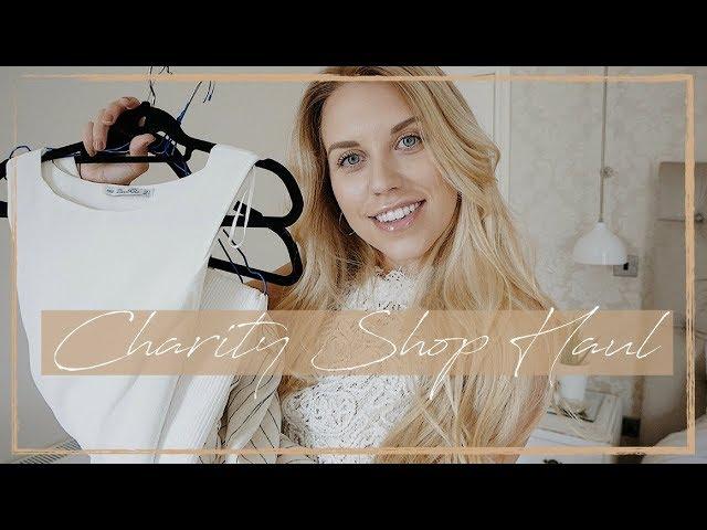 CHARITY SHOP HAUL THRIFTING & TRY ON | Freya Farrington