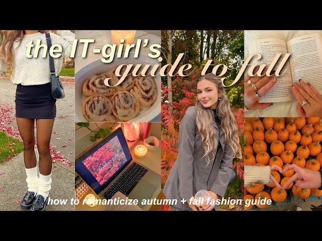 ULTIMATE FALL GUIDE  fashion trends, bucket list, & romanticizing fall