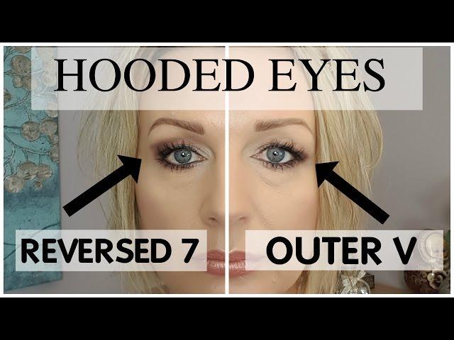 Hooded Eyes - Outer V = Reversed 7