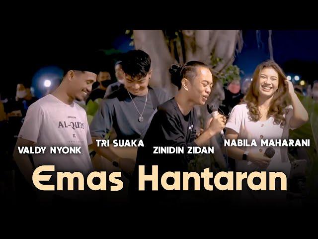 EMAS HANTARAN - ARIEF | COVER VALDY NYONK, ZIDAN111, NABILA & TRI SUAKA || LIVE PENDOPO LAWAS JOGJA